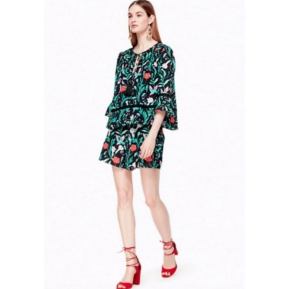 kate spade Pants - Kate Spade Jardin Crepe romper size 0